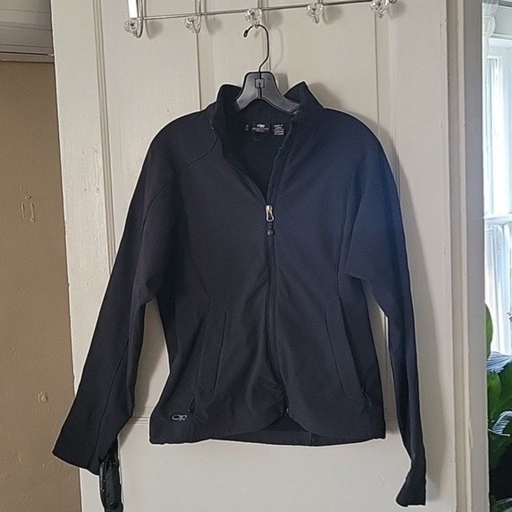 Outdoor Research women’s soft shell winter spring rain black jacket - Size M